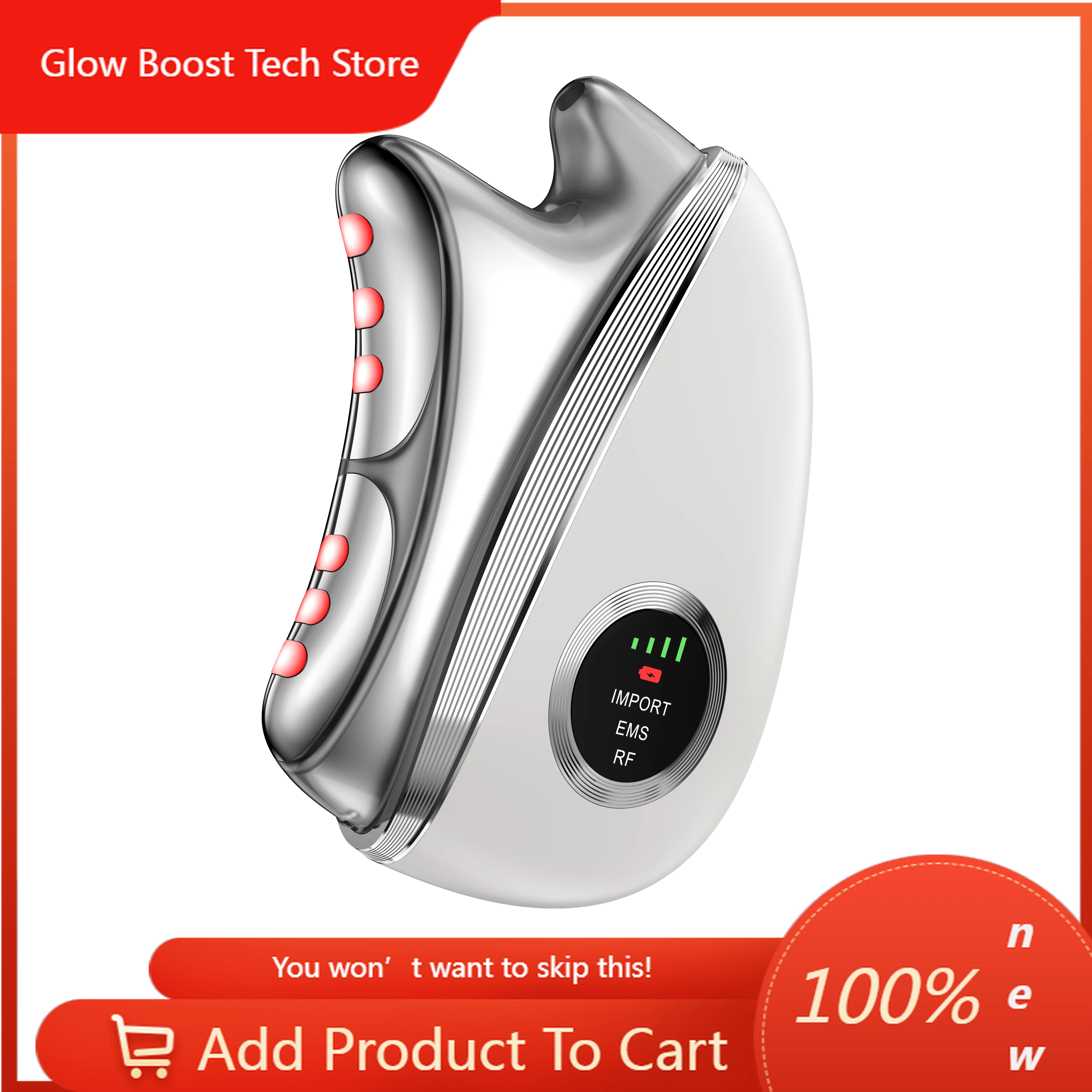 

NYSmart Library Custom s New Beauty Machine Portable Electric Gua Sha Facial Massage Heating Vibration Neck Lift Scraping Board