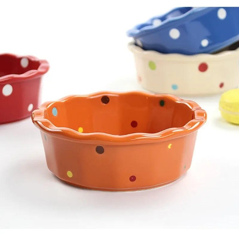 Ceramic Pet Feeder Pet Feeding Station Stable Cat Bowl for Small Medium Pets