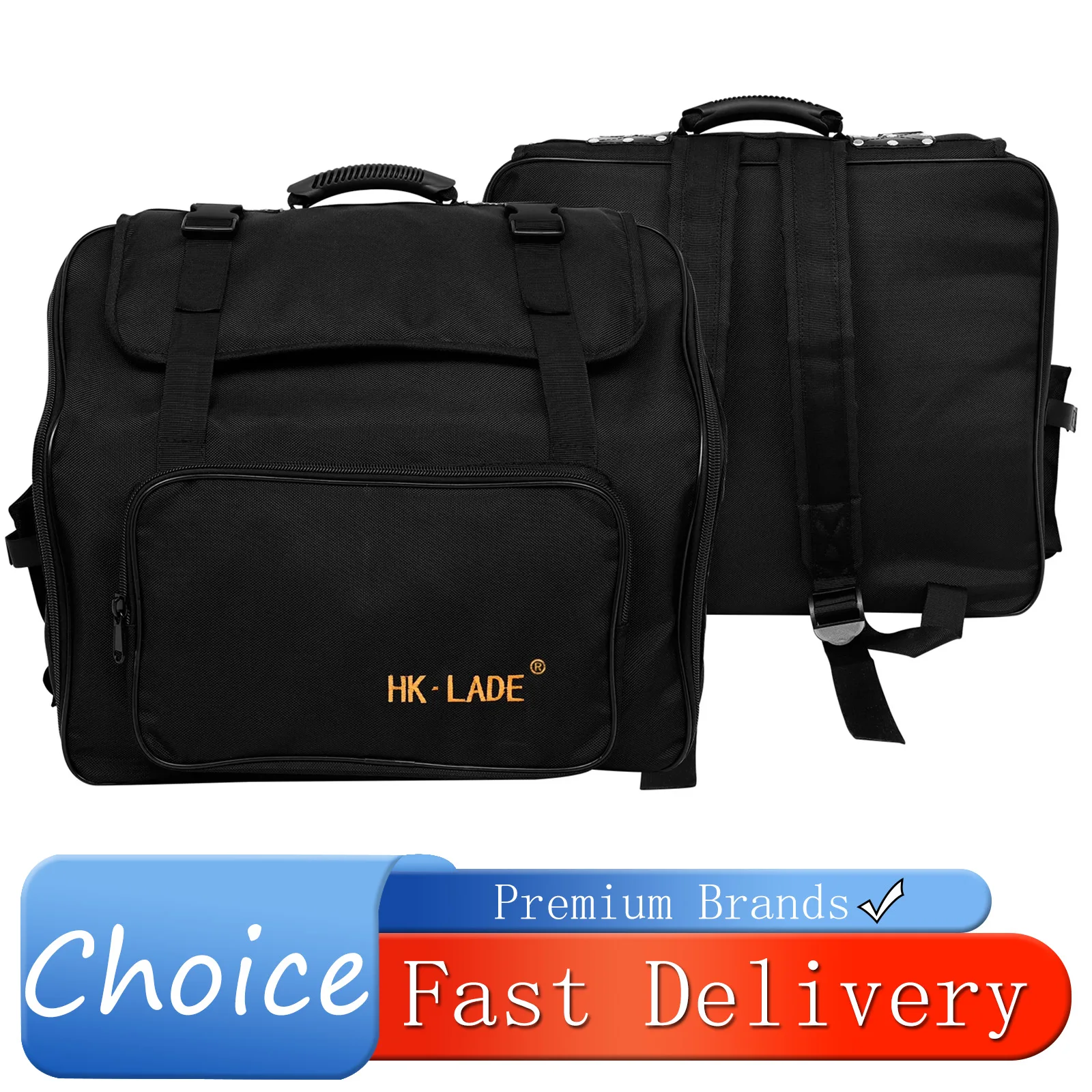 

SLADE Accordion Bag 41 Keys 120 Bass Black Cotton Oxford cloth Waterproof Bag Professional Keyboard Instruments Accessories