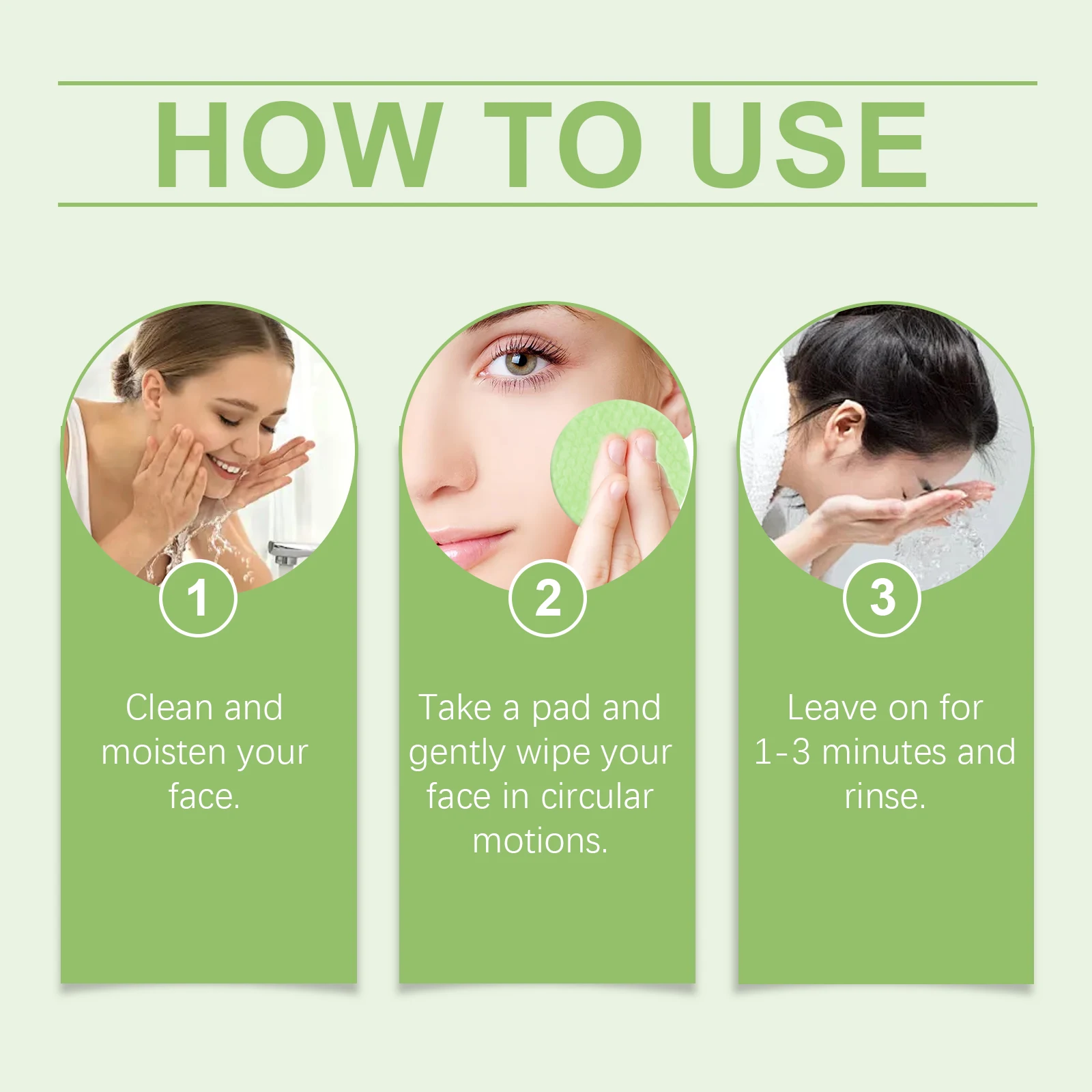 Hoygi Pore Care Reinigungspad beruhigt und erfrischt die Poren und spendet Feuchtigkeit und spendet Feuchtigkeit. Reinigungspad für die Haut