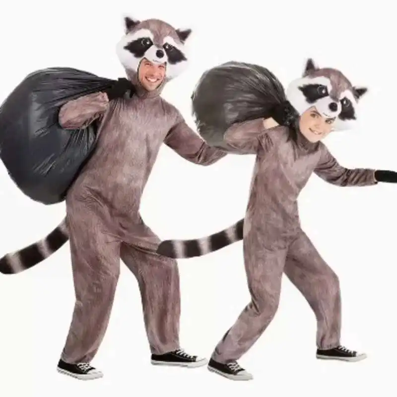 

Halloween Children's Day Stage Performance Adult Children's Island Animal Cute Bear Raccoon Plays Cosplay Costume