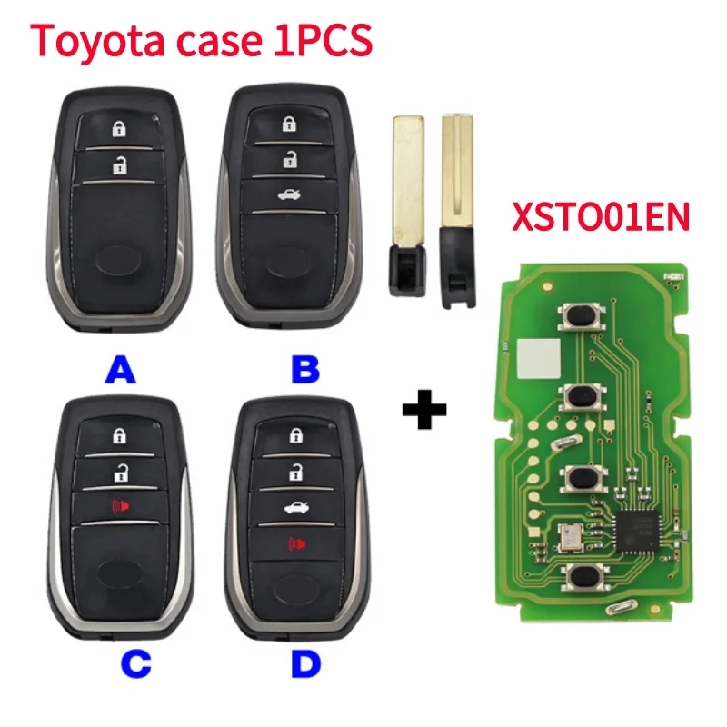 Xhorse XSTO01EN VVDI XM38 Smart Key 8A 4D 4A BA Chip for Toyota Lexus Updated Version Support 312-433mhz