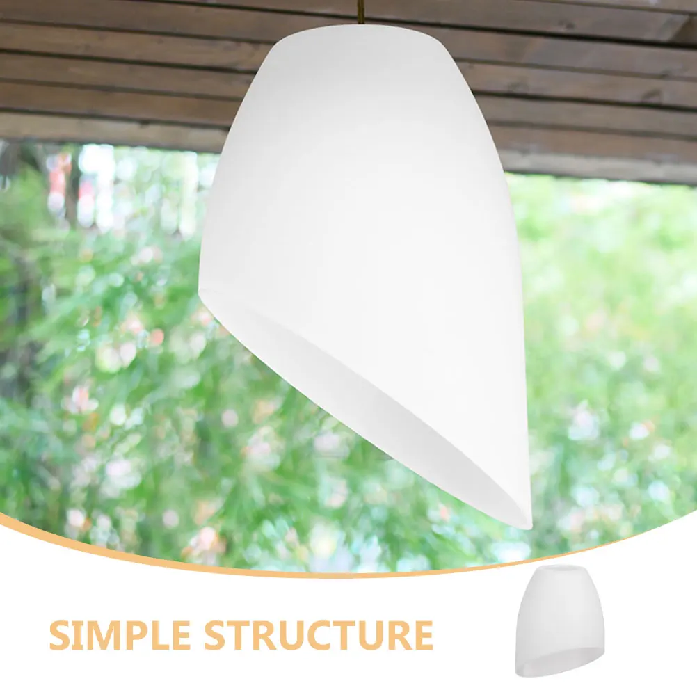 

1Pcs Retro Style Horseshoe Lampshade Ceiling Light Cover White 35mm Center Hole Fixture