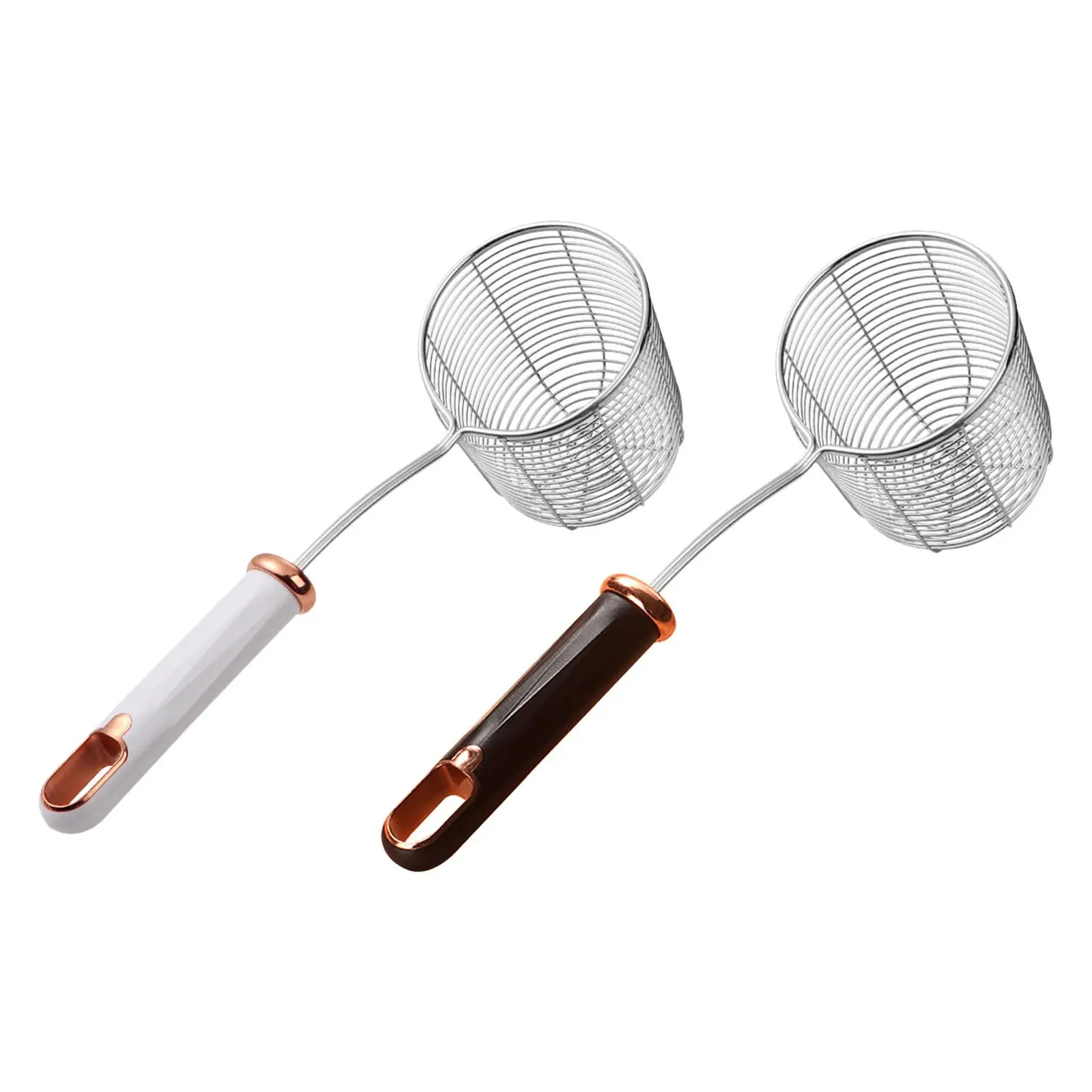 Skimmer Ladle Hanging Food Strainer Colander for Kitchen Meatball Frying