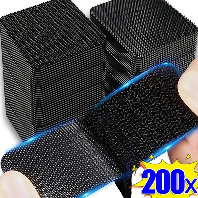 

New Self-adhesive Carpet Fixing Stickers Double Faced Car Carpet Fixed Patch Home Floor Foot Mats Anti Skid Grip Tapes Wholesale