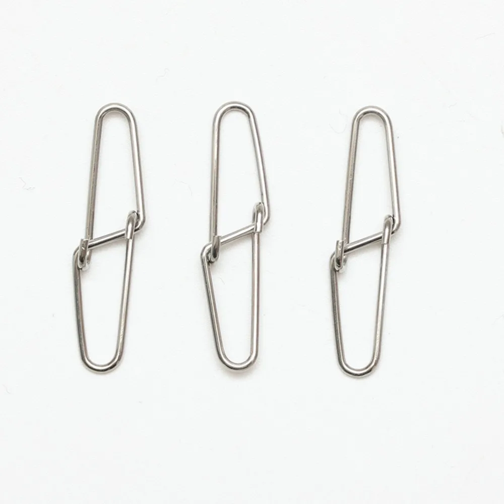 

Safety Pin Fishing Double Button Pin Fishing Connector Snap Accessories Stainless Steel Super Ribbed Pins Stainless Steel