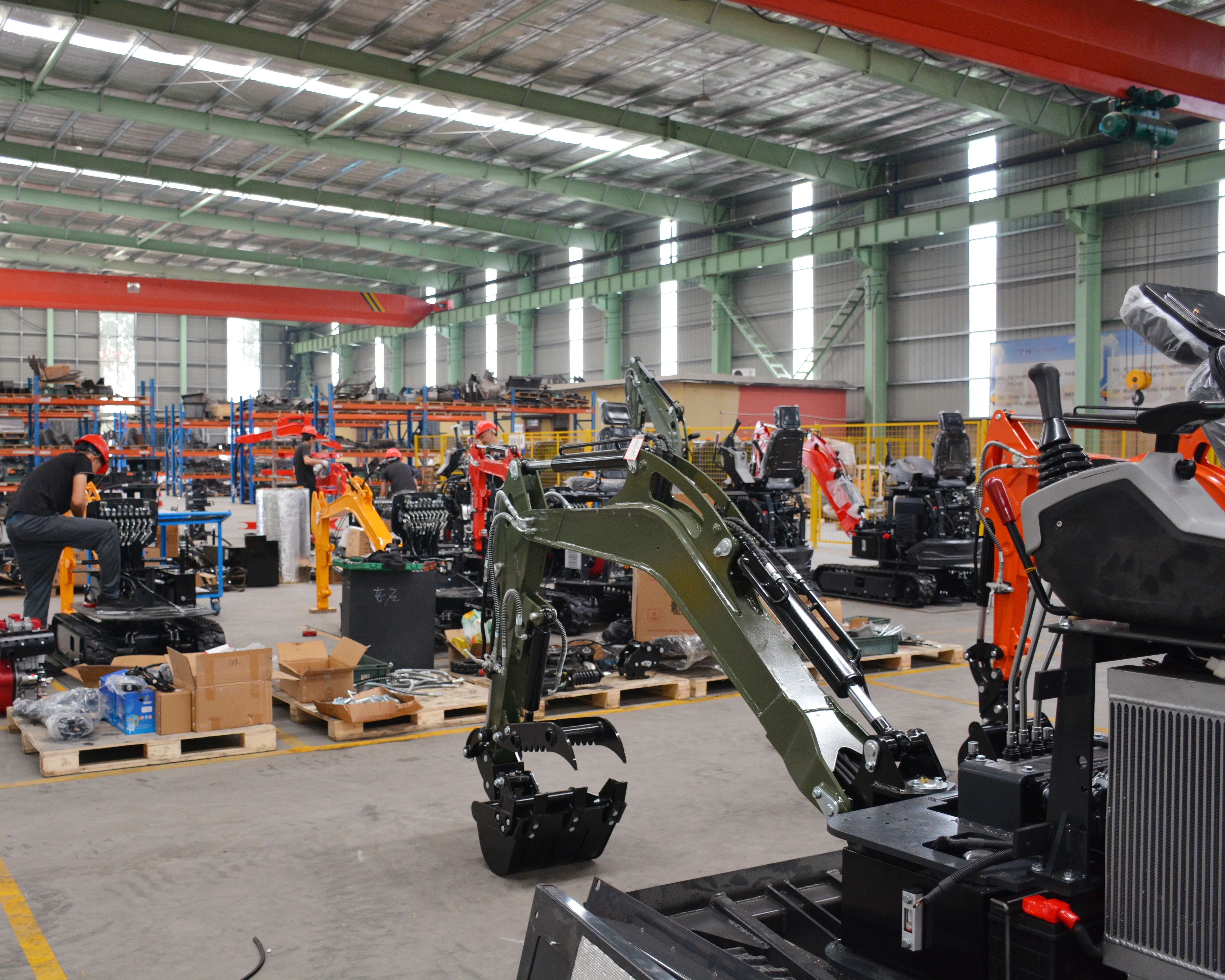 Mini excavator 1.8 tons CE Euro 5 EPA Kubota engine bagged small crawler excavator 1 ton 2 excavator household excavator