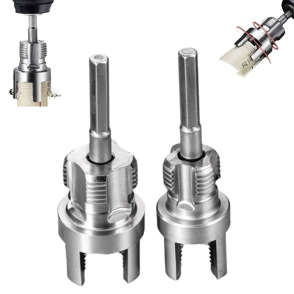 

Портативный 4/6 точек набор для нарезания резьбы для труб из ПВХ, внутренняя/внешняя резьба, быстрый резьбовой метчик, инструмент для нарезания резьбы водопроводных труб