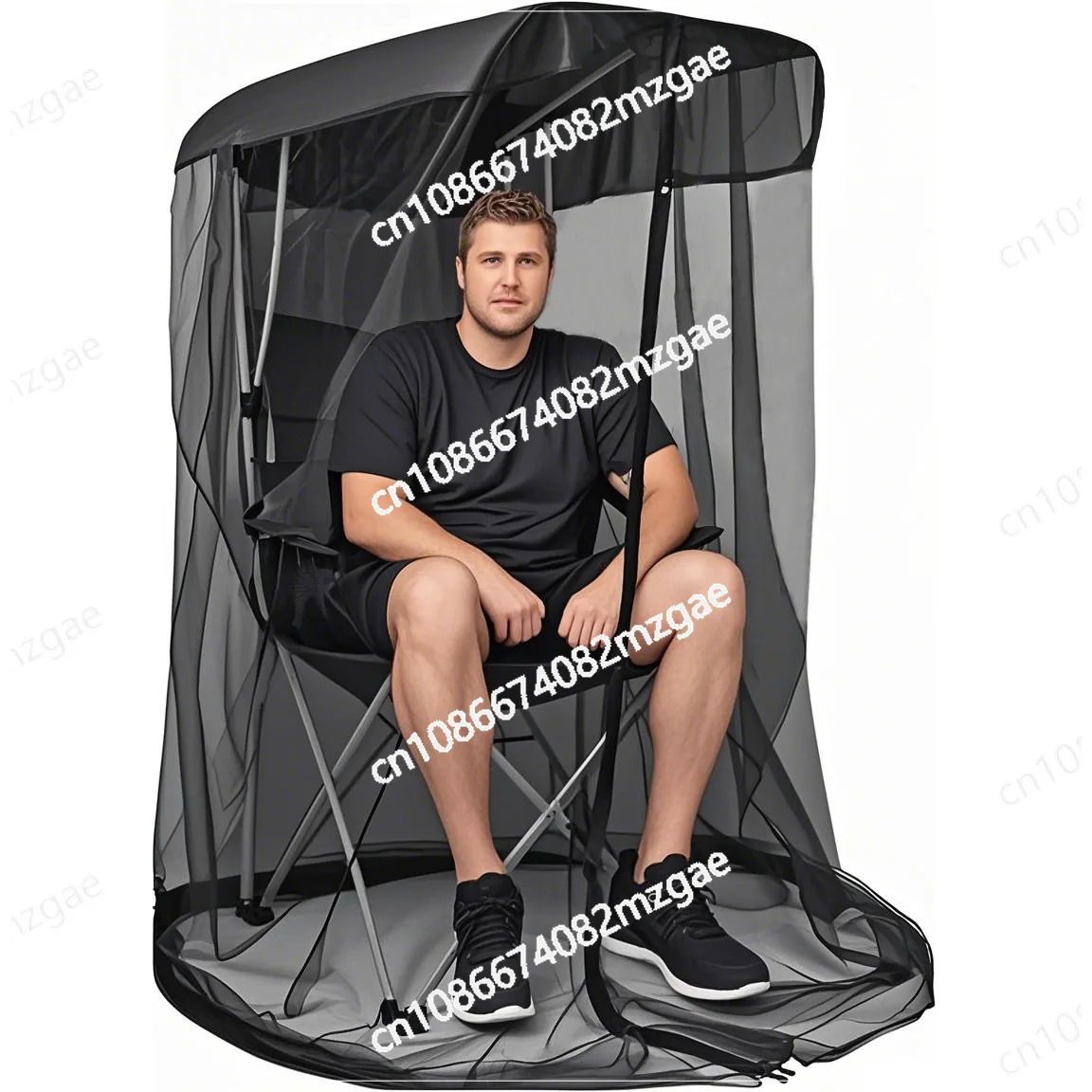 

Москитная сетка для уличных качелей - навес от солнца для садового гамака и кресла-качалки, простая установка, дорожная сетка от насекомых