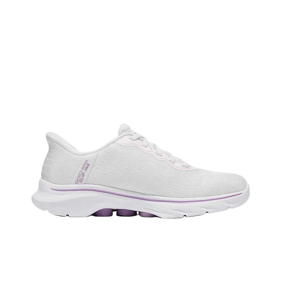 Skechers Slip ins Soft And Comfortable Abrasion Resistant Abrasion Resistant Low top Casual Shoes Women's White 125259-WPK - view 3