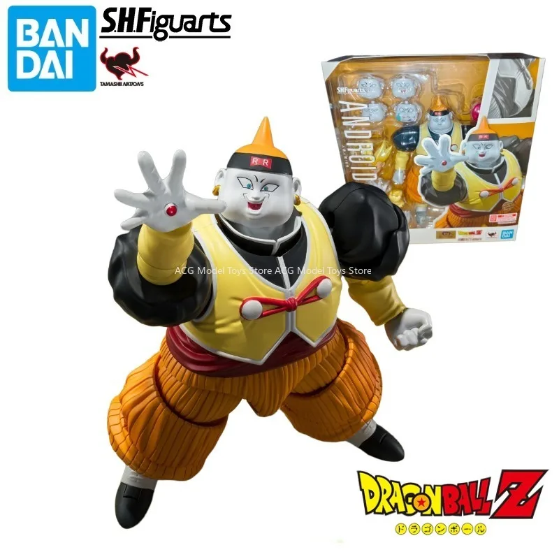 In Stock Original Bandai Dragon Ball Z Bandai S.H.Figuarts SPIRITS SHF Android No.19 Action Figure PVC Toys Collectible Model