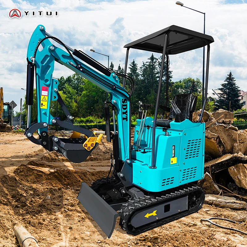 تخصيص 1.5 طن حفارة صغيرة محمولة حفارة صغيرة هيدروليكية حفار زاحف المدمجة باجر محرك EPA للبيع