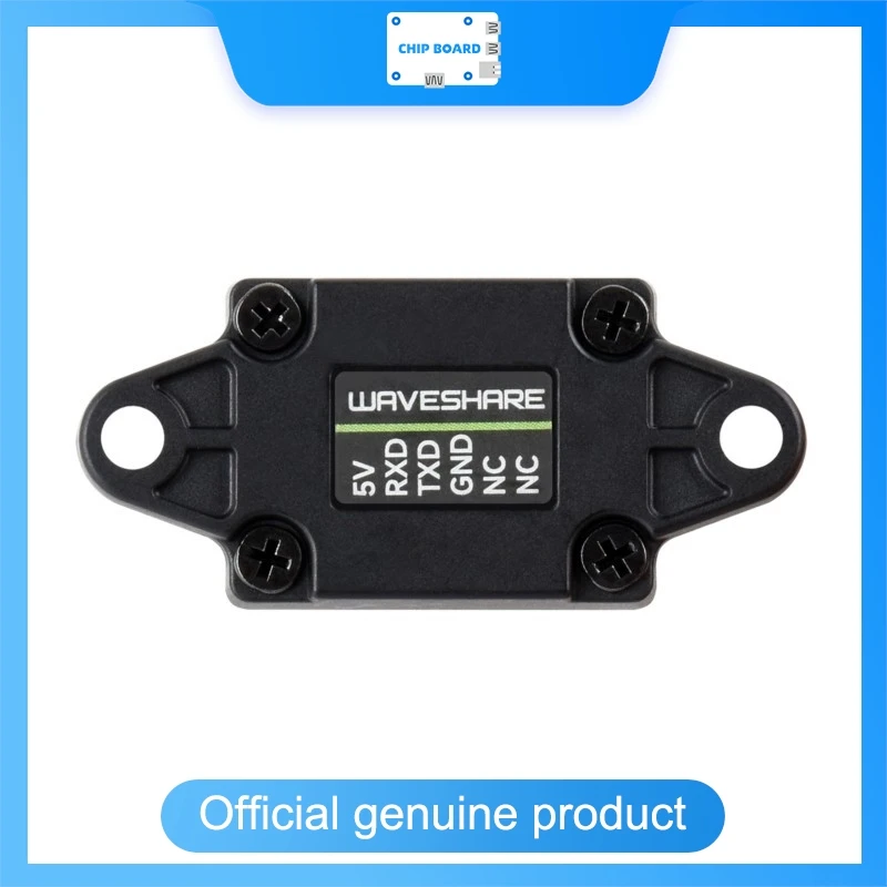 Waveshare TOF MINIF Range Sensor,TOF Laser Ranging Module Based On D-TOF Single Point Laser Sensor, UART Communication Interface