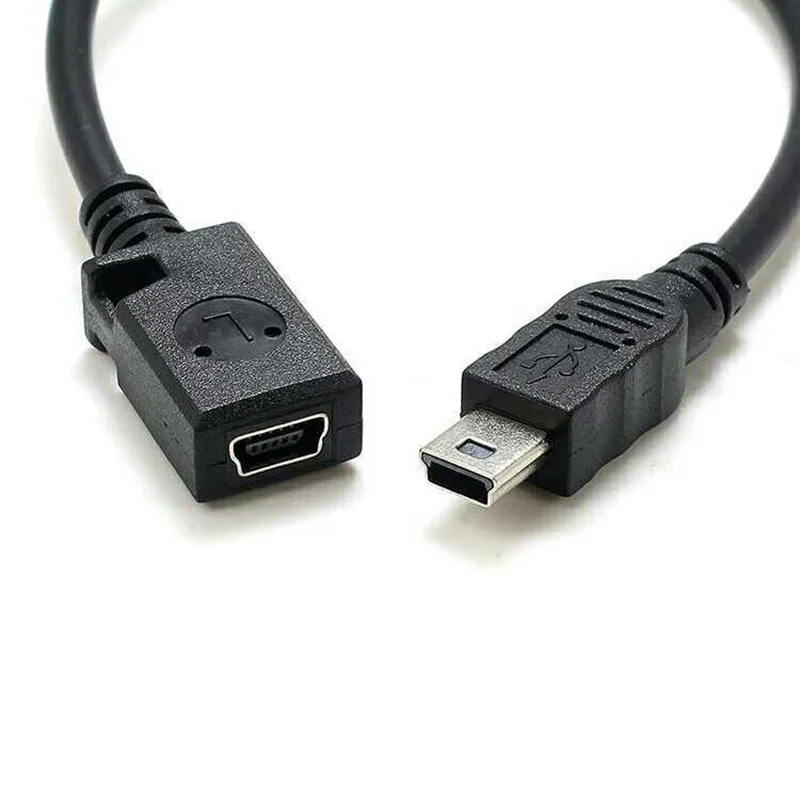 ثورة صغيرة صغيرة 5P USB شاحن أنثي 5p الثورة شاحن أنثي تمديد كابل شحن البيانات جميع النحاس 20 سنتيمتر #5