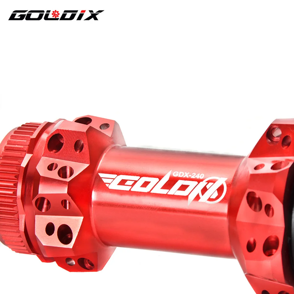 GOLDIX 240 EXP 240 MTB Bike 28H Naben Center Lock Disc Brake In Front 100*15 Rear142*12mm Ultra Light 180 MTB Hub