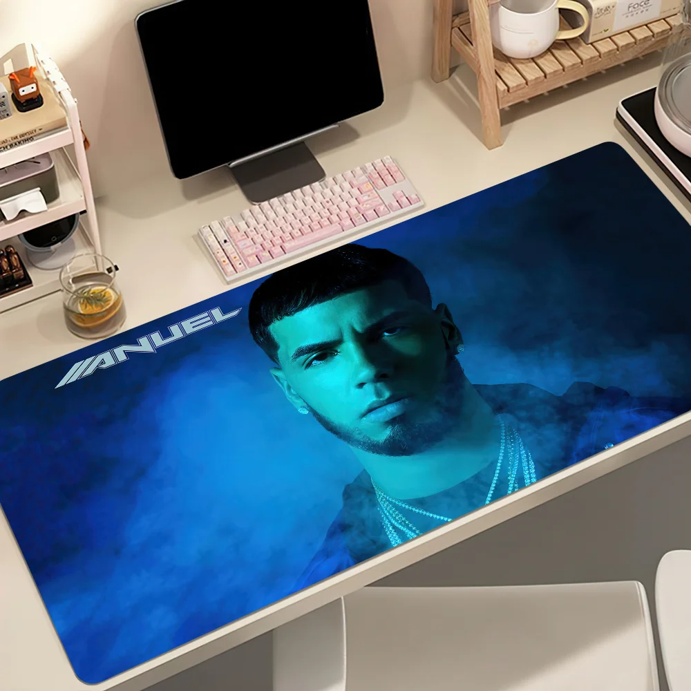 Singer Rapper A-Anuel AA Emmanuel Mouse Pad Non-slip Thickened MousePad Student Gaming Cushion Large Writing Lockedge Office
