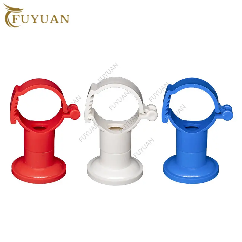 10pcs  PVC Water Pipe Clamp Support PPR Pipe Bracket Garden irrigation Connector Hard Tube Clamp PVC plastic pipe hanging card