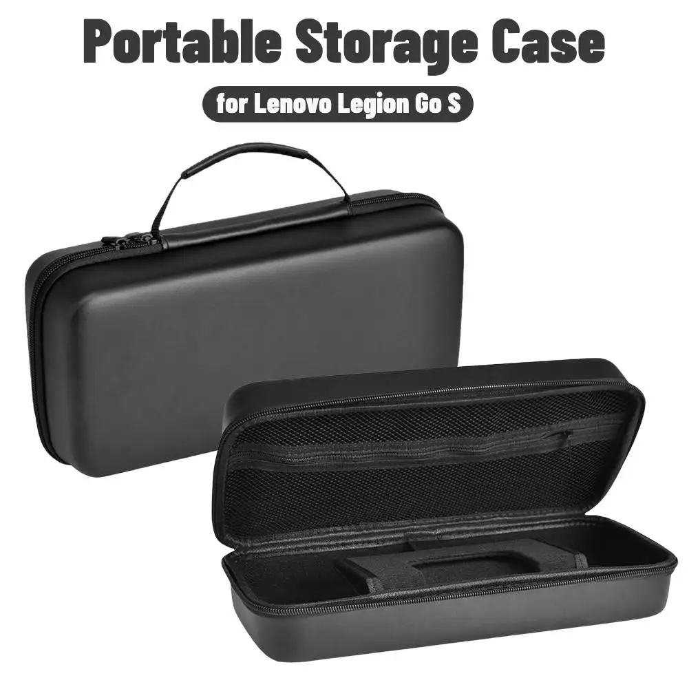 

Carrying Case for Lenovo Legion Go S Handheld Game Console Protective Case Bag Shockproof Portable Storage Bag with Mesh Pocket