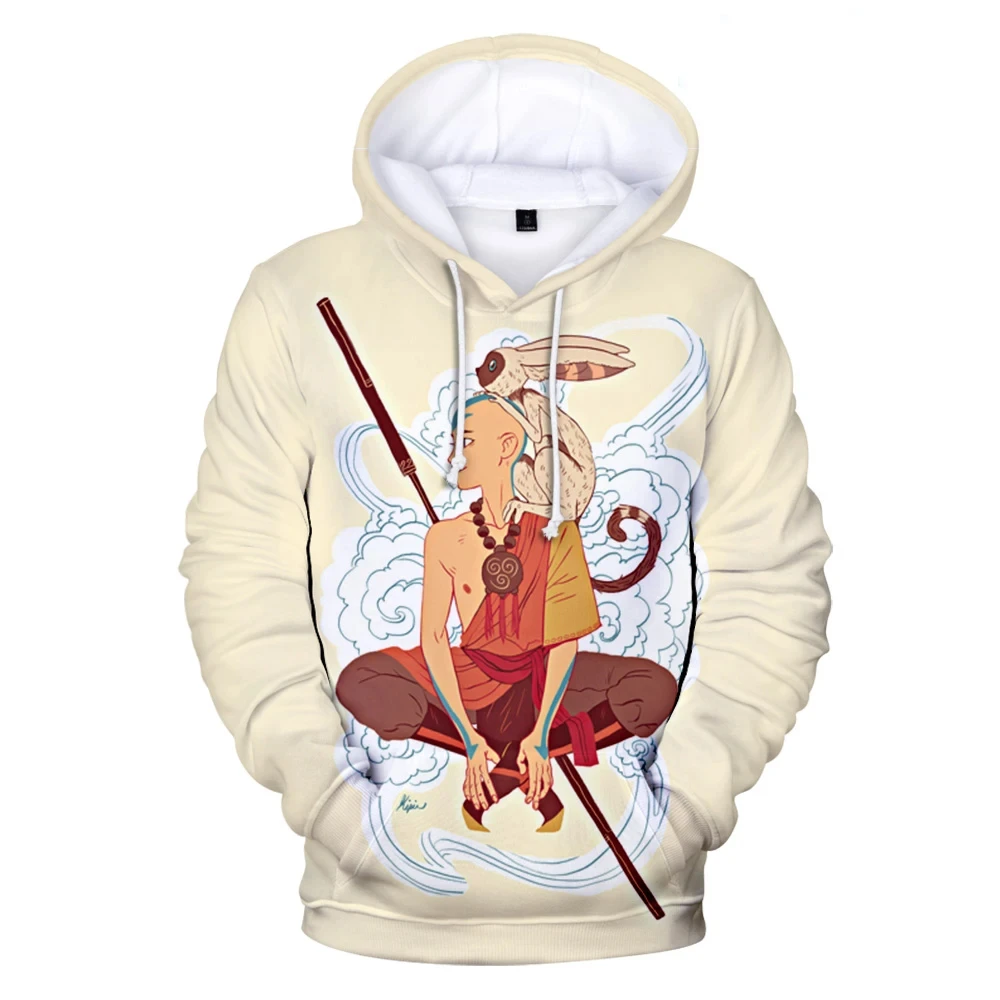 Anime Avatar The Last Airbender 3D Print Hoodies Sweatshirts Men Women Oversized Hoodie Fashion Cartoons Kids Sweatshirt Clothes