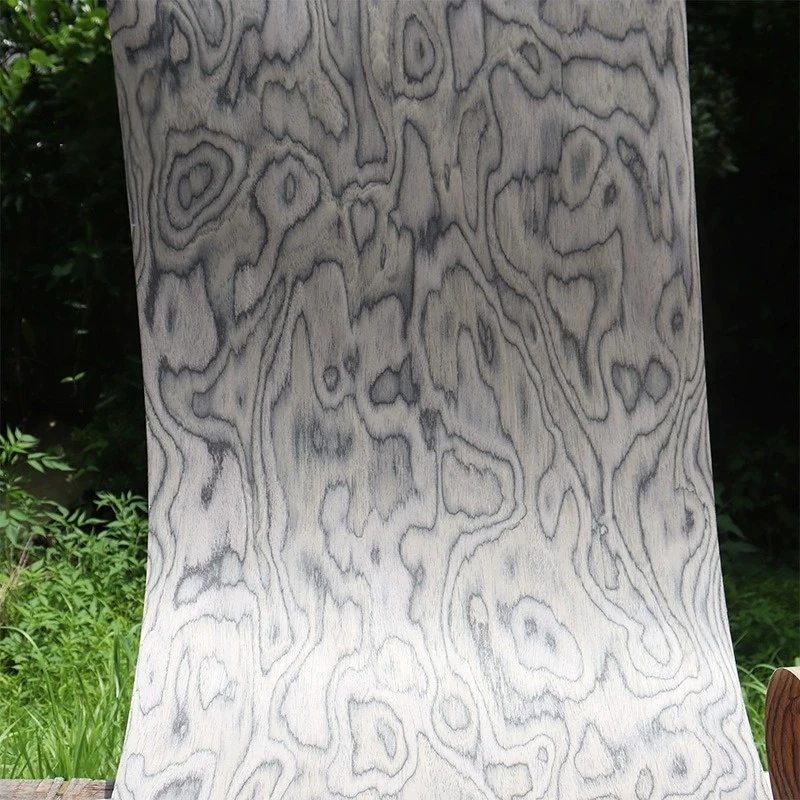 58x250cm White Black Blur Reconstituted Wood Veneer For Cabinet Furniture Refacing Interior Projects And Decorative Woodworking