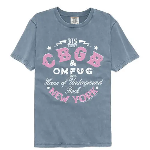 Cbgb Ny Blue Jean Comfort Color T Shirt