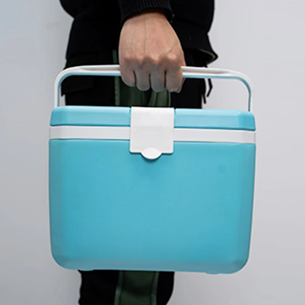 6L معزول مبرد محمول سعة كبيرة سيارة التخييم الثلاجة مقاومة للاهتراء ثلاجة فريزر صغيرة للخياط الخلفي في الهواء الطلق