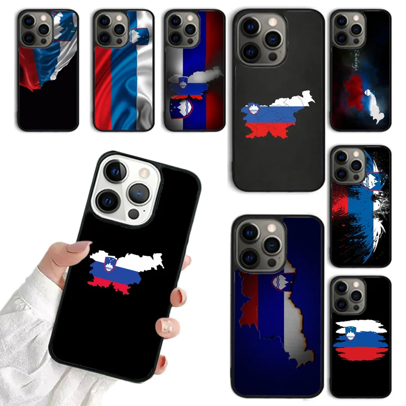 Slovenia Slovenija Flag Mobile Phone Cases Cover For iPhone 16 15 14 12 13 mini 11 Pro MAX apple 6 7 8 Plus SE2020 Coque