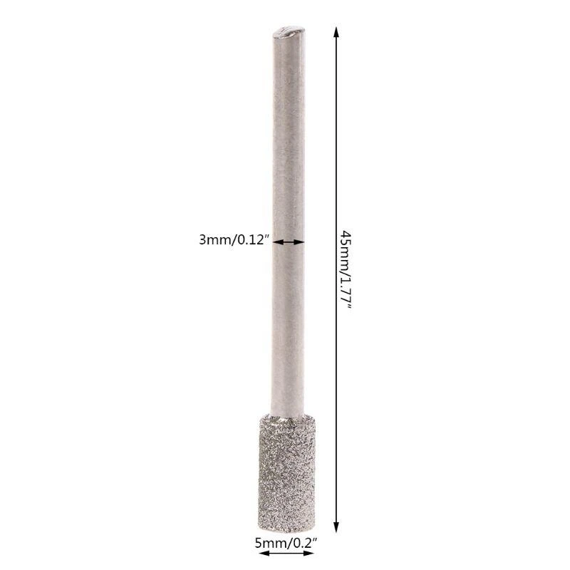 A2UD 5ピース直径5mm簡単なサンディンググラインドヘッドは主に研削ツールに使用されます