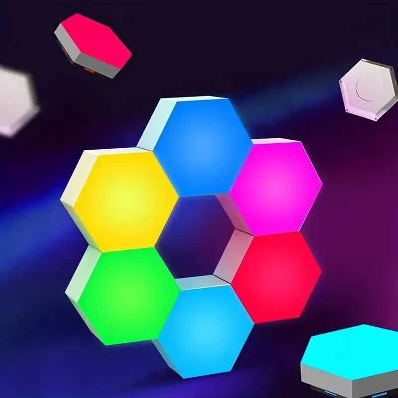 Smart Life Light Emitting Diode Quantum Light Hexagon Wireless Night  Hexagon Game Room  Emitting
