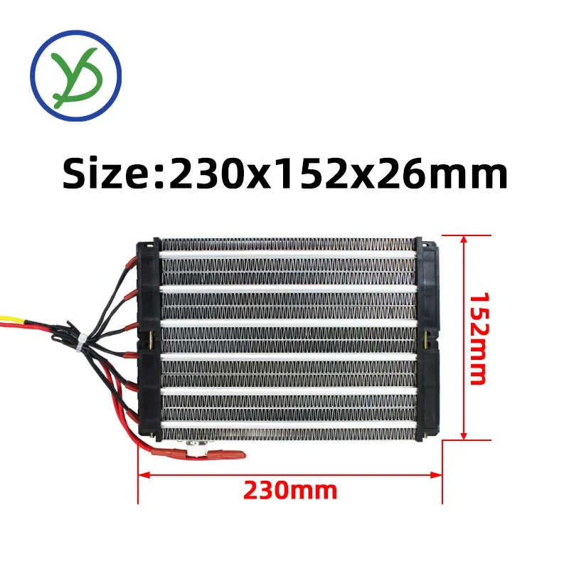 220V 3000W wysokiej jakości elektryczny nagrzewnica powietrza ACDC PTC izolowana powierzchniowa 186A6 230*152mm