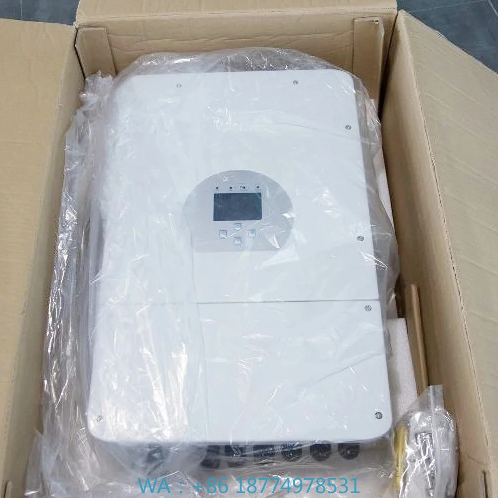 

Трехфазный гибридный солнечный инвертор 8 кВт, 10 кВт, 12 кВт с поддержкой 48В аккумуляторов, MPPT-зарядным устройством, для крупных солнечных проектов для дома или бизнеса