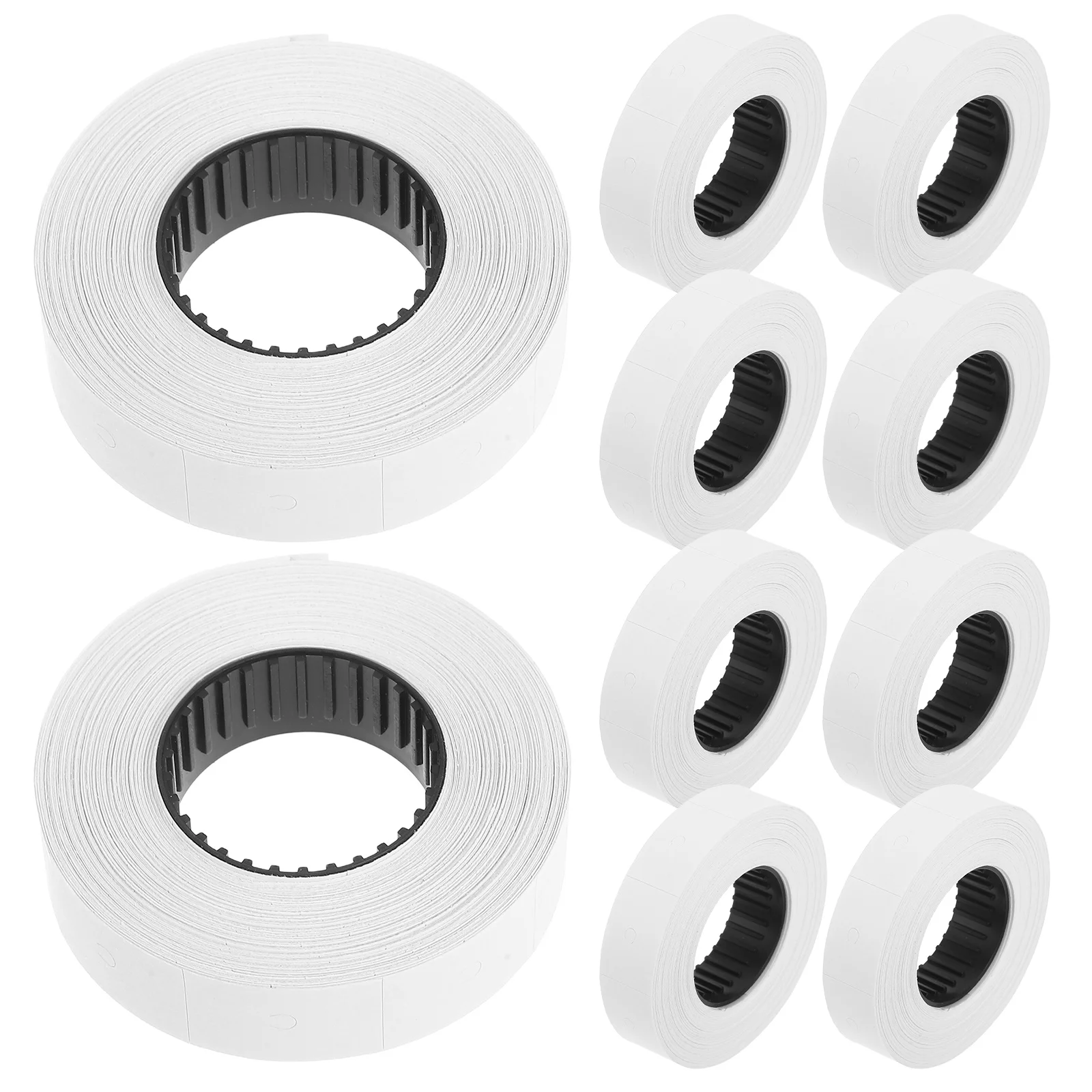 

10 Rolls Special Paper for Pricing Machine Labeller Accessories Price Marker Labeler Parts White Pricemarker