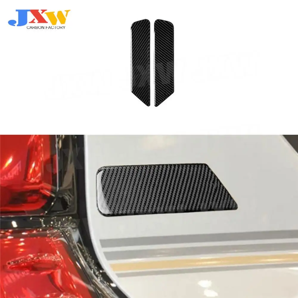 

Carbon Fiber Car Rear Side Trunk Letter Emblem Marks Cover Trim Decal Stickers For Toyota Land Cruiser Prado 2010-2018