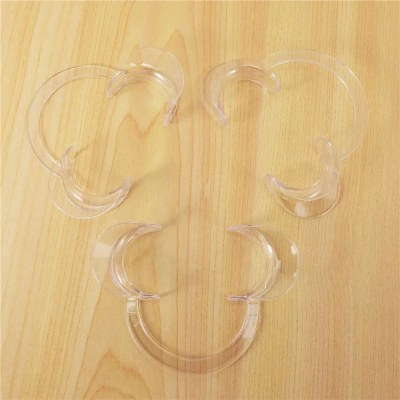 ABKR-3Pcs Autoclavable  Teeth Whitening Lip & Cheek Retractor Dentist Mouth Opener Repeat Use