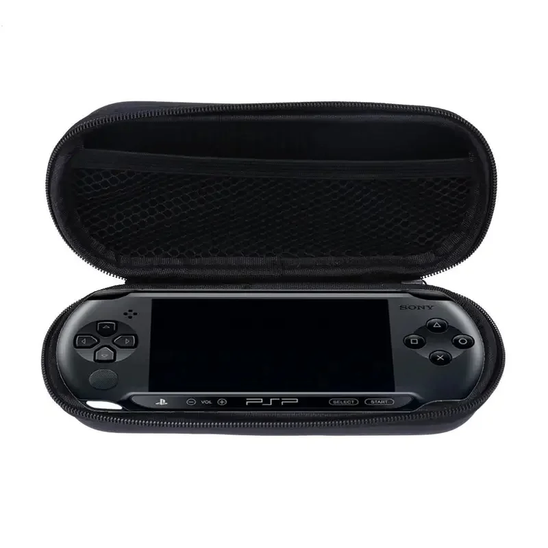 Portable Carry Case for Sony PSP 1000 / 2000/ 3000 Pouch Protector Cover Box Game Console Storage Bag Black Game Accessory Bag