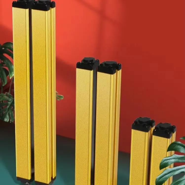 10mm Infrared Detector Safety Grating Safety Infared Light Curtain Sensors 12/24DC Extended Version Security Grating
