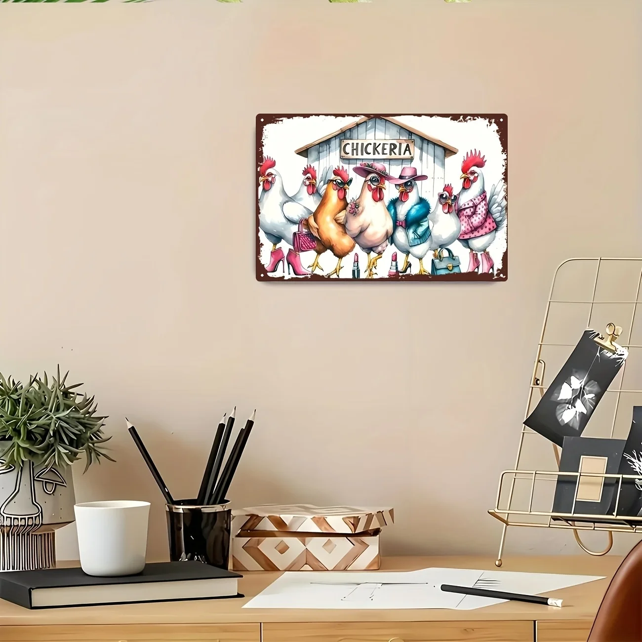 1pc Vintage Iron Metal Wall Ar - огляд і ціна Vintage Fashion Outfit