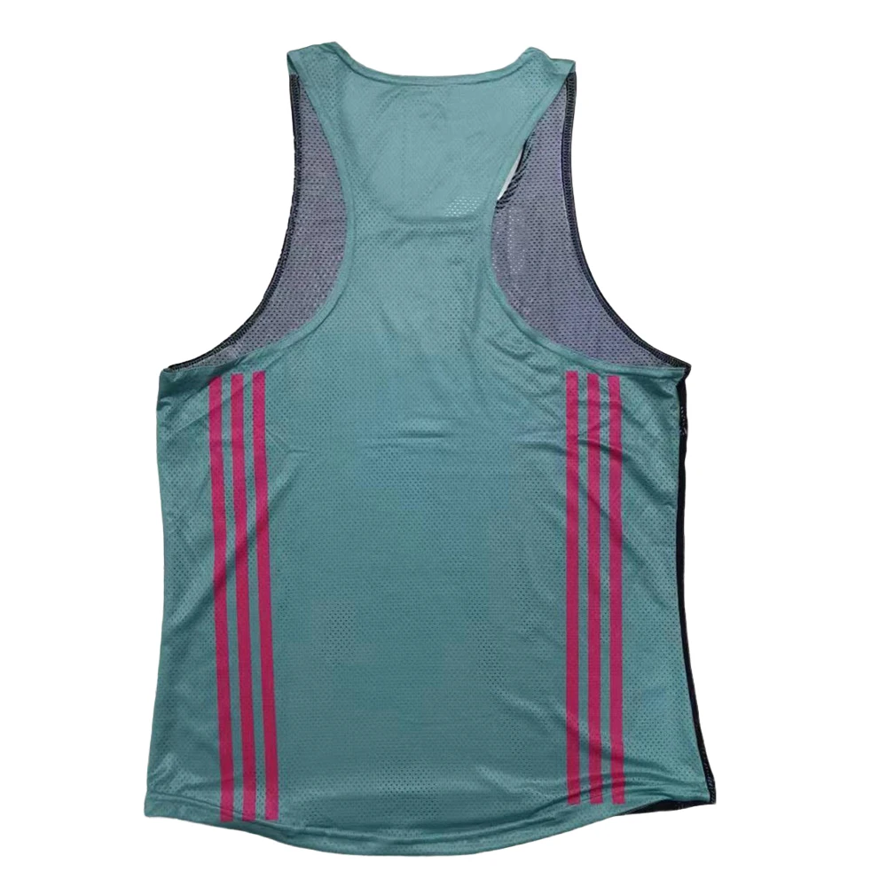 Athletics Tank Top Running Vest Speed Fitness Shirt Sleeveless Men Track Field Singlet image 6