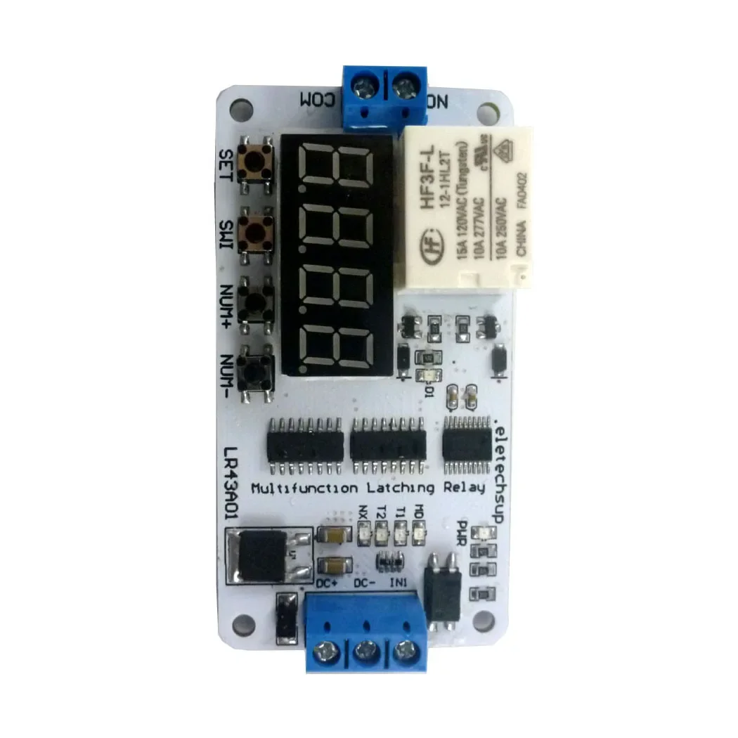 

1 Channel DC12V Multi-function Magnetic Latching(Keep) Impulse Relay Delay Time Switch Board for UPS Battery Motor LED IP Camera