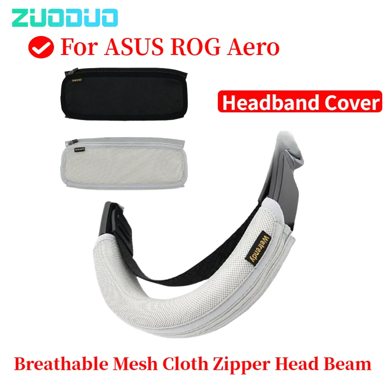 

Headphone Head Beam Cover for ASUS ROG Aero Earphone Protective Case Headset Headbeam Protector Sleeve Breathable Mesh Cloth