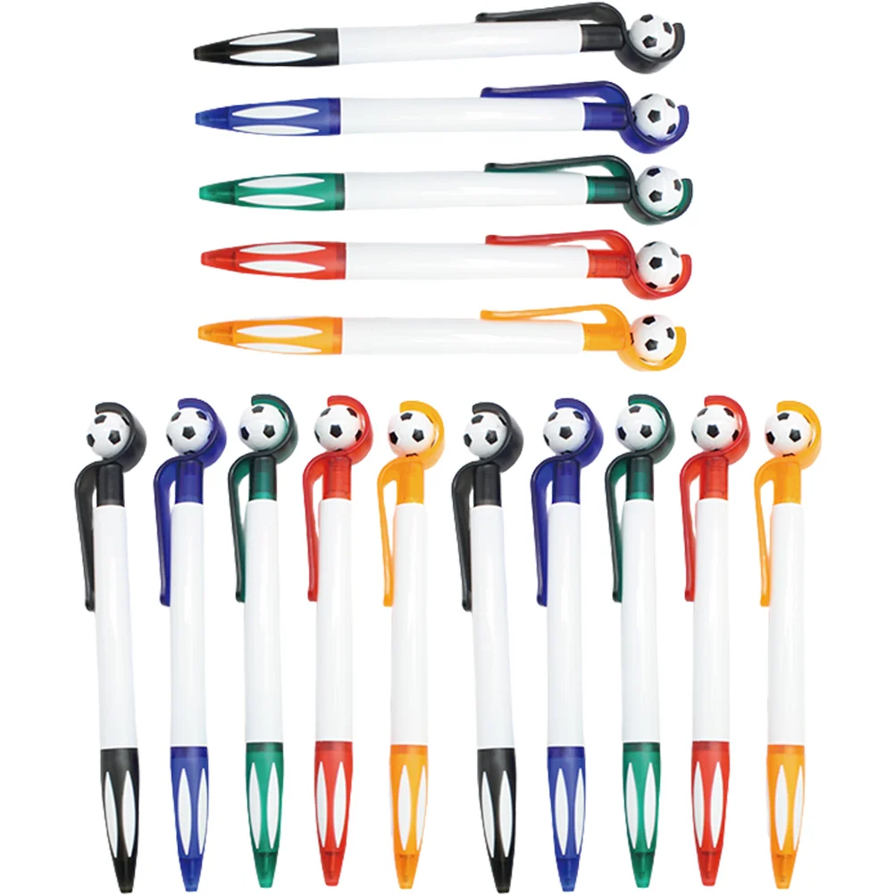 

15 Pcs Football Ballpoint Pen Pens Soccer Party Favors Kids Creative Students Writing