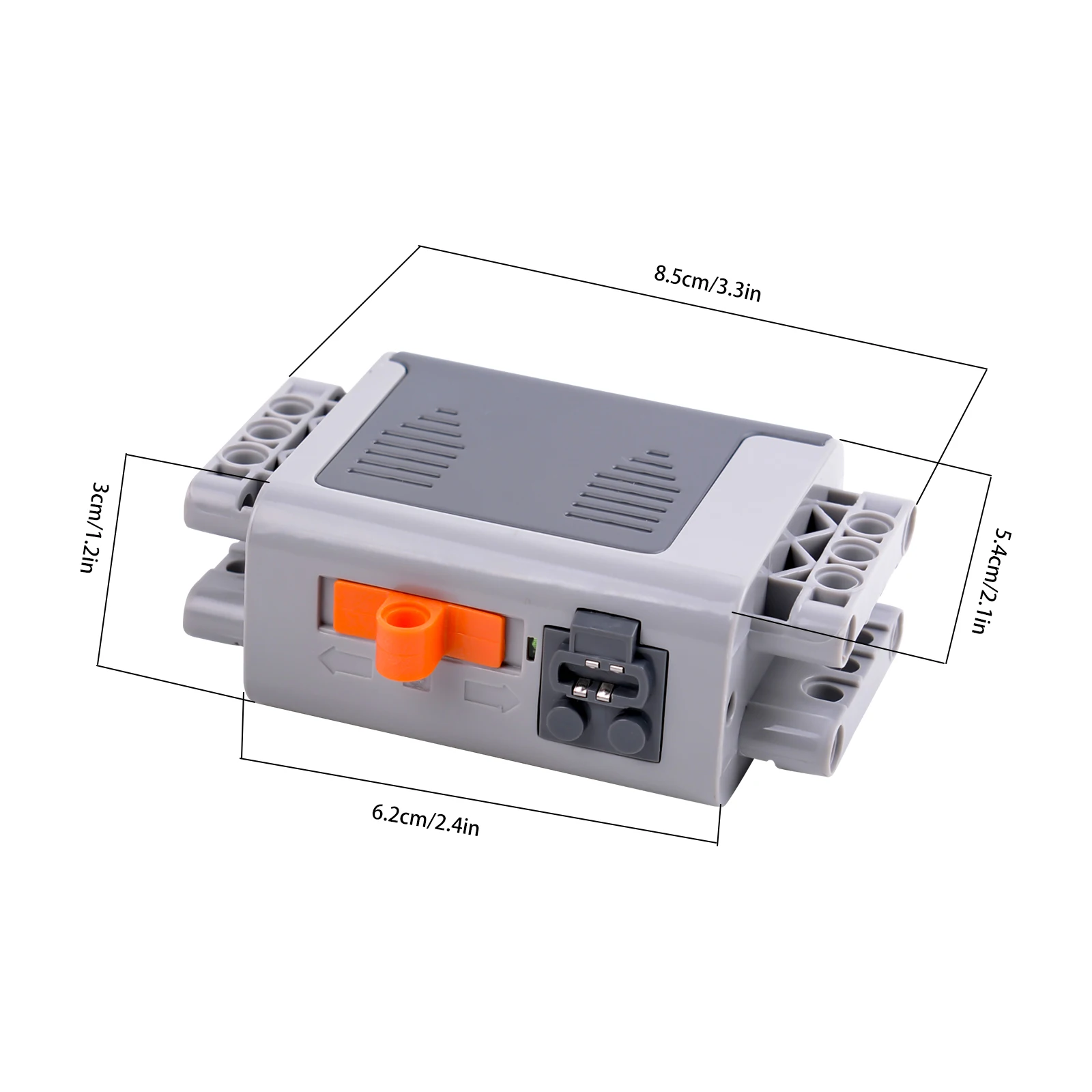 8881 Scatola batteria AA per blocchi di costruzione Funzioni multiple di potenza Set di modelli PF Parti tecniche MOC compatibili con tutte le principali marche