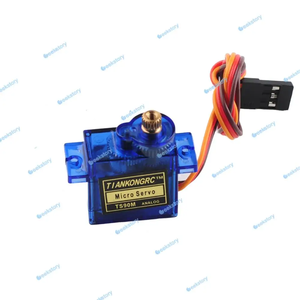 4 ピース/セット TS90M 9 グラムマイクロフルメタルギアアナログサーボモーター 180/270/360 度サーボおもちゃ部品 Rc カー/航空機/ロボットモデル