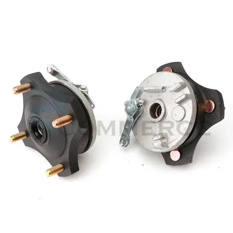 왼쪽/오른쪽 110mm * 4 스터드 브레이크 드럼 휠 허브 110cc 125cc 150cc ATV 고 카트 UTV 버기 쿼드 자전거 액세서리