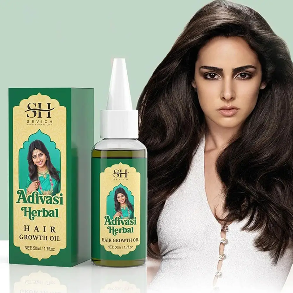 50ml Pure Natural India Hair Oil olio ayurvedico olio di rosmarino per uomo siero per la ricrescita dei capelli Anti perdita di capelli C9M3