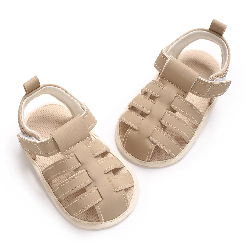 Infant Pre-Walker Shoes 0-1Year Baby Boys Casual Sandals Solid Color Breathable Comfort Spring Daily Walking Shoes image 5