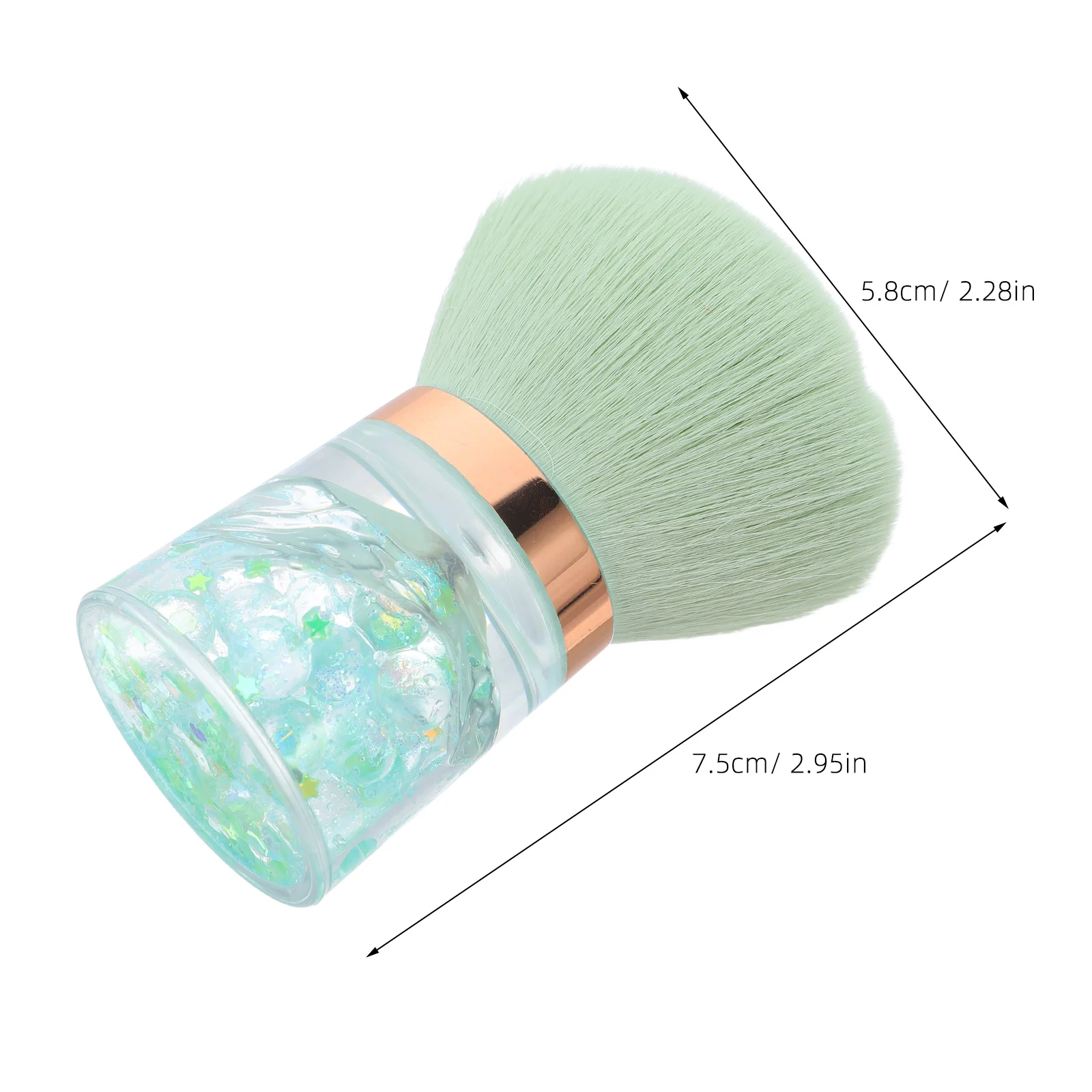 ネイルダストブラシ花の形のソフトパウダーリムーバーマニキュアダストクリーニングポータブルネイルダスターツールアクリル Uv ジェル