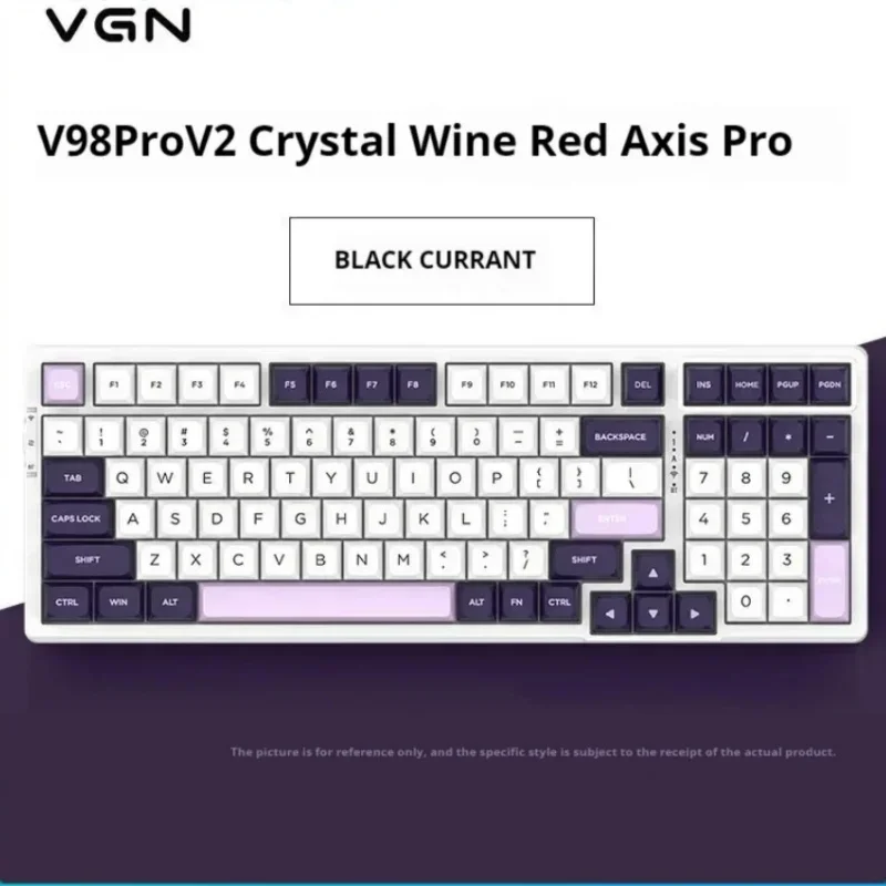 

Vgn V98pro V2 Customized Keyboard Mechanical Keyboard Three Mode Wired Bluetooth Wireless Gasket Hot Plug Gaming Gamers Keyboard