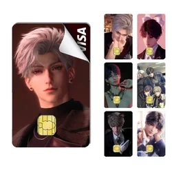 Love and Deepspace Stickers Cartoon Credit Card Visa Debit Bank Charge Card Bus Metro Waterproof Sticker Decal Decoration