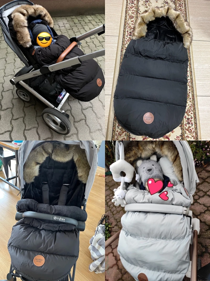 PANGDUpunSac de couchage universel pour bébé, optique, enveloppe d'hiver pour nouveau-nés, chancelière pour poussette, 0-12 mois, sacs de couchage pour nouveau-né